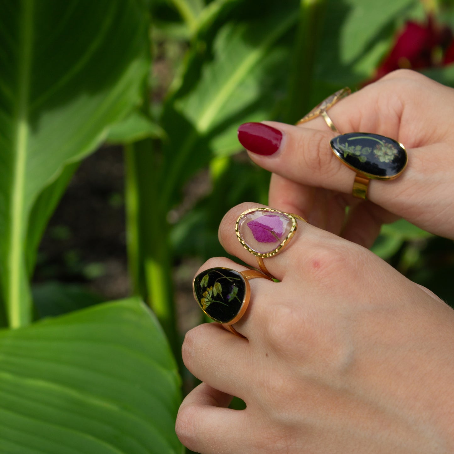 Anillo bodegón jardón