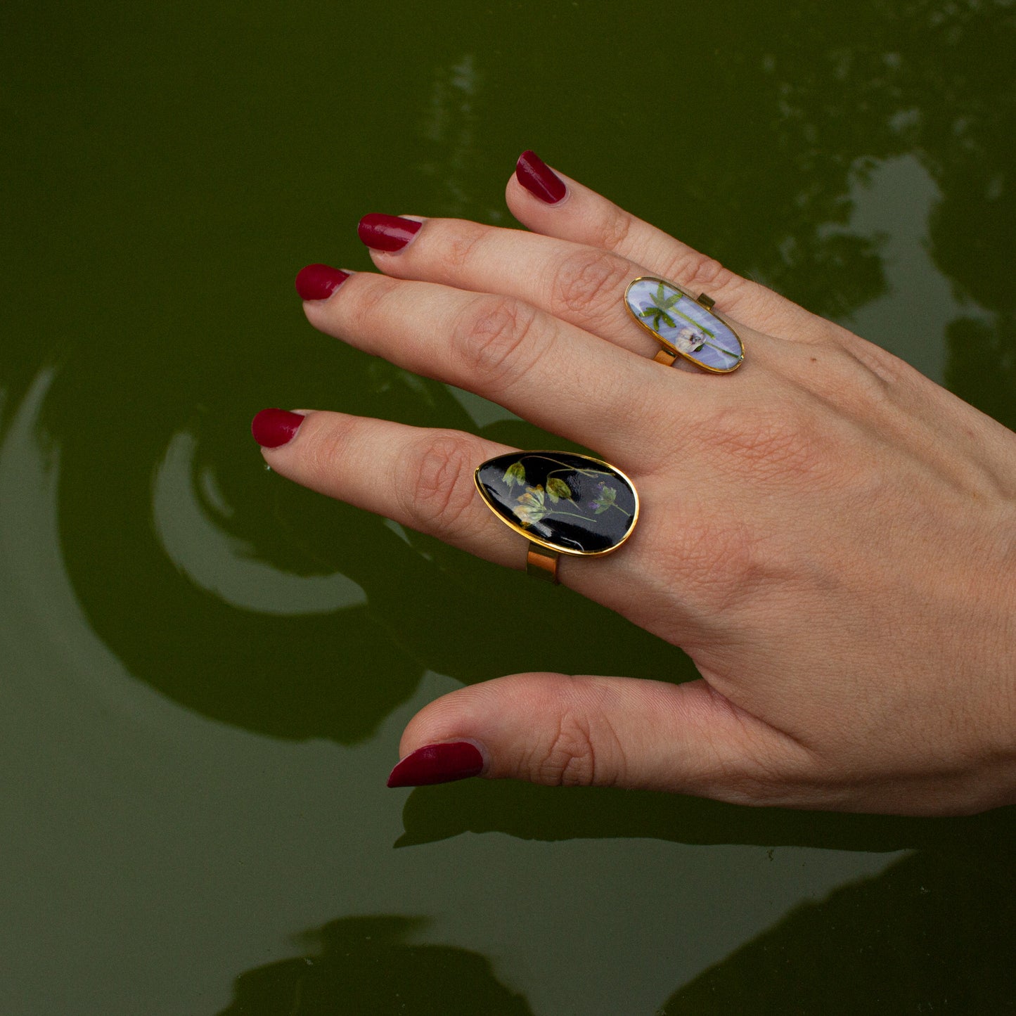 Anillo bodegón jardón
