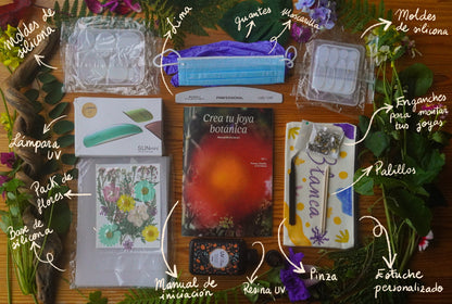 Kit de iniciación a la joyería botánica