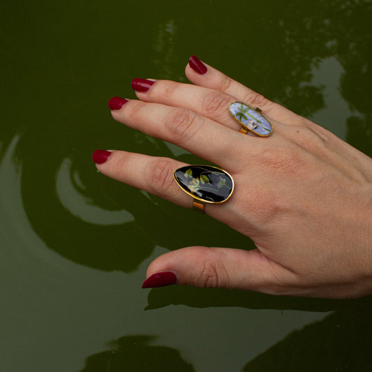 Anillo bodegón jardón