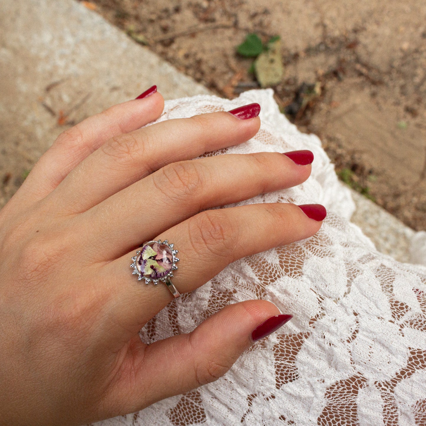 Anillo Claveles